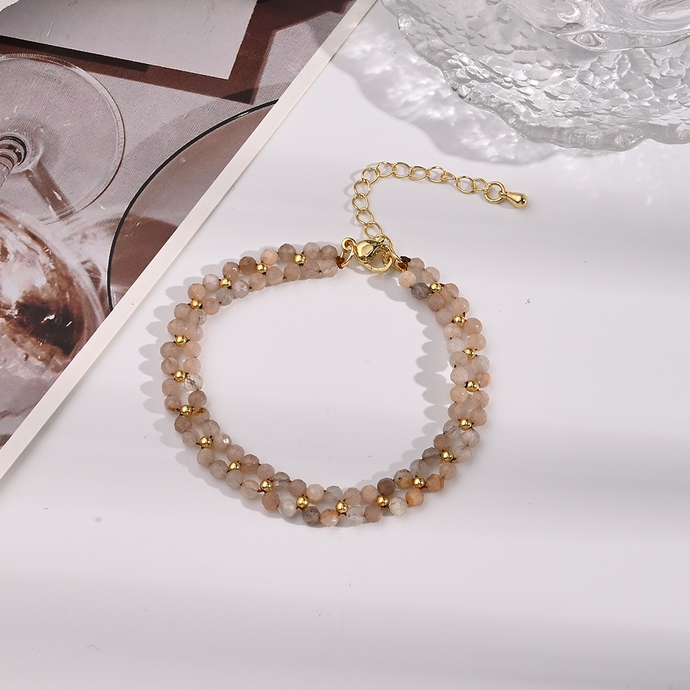 Wholesale Jewelry Elegant Classical Vintage Style Round Simple Copper Handmade Polishing Handmade Chain Bracelets 5