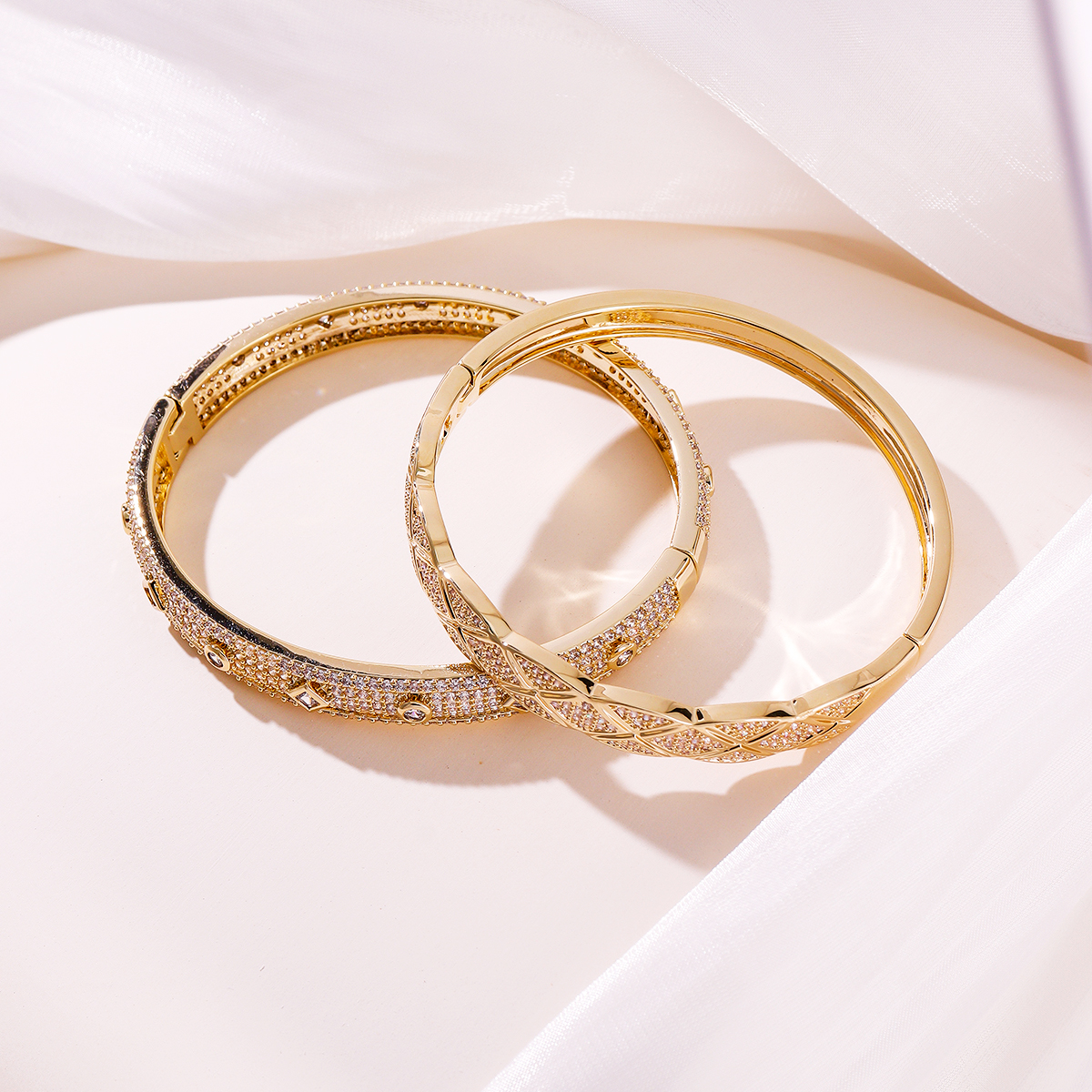 Wholesale Jewelry Elegant Vintage Style Circle Copper Bangle 6
