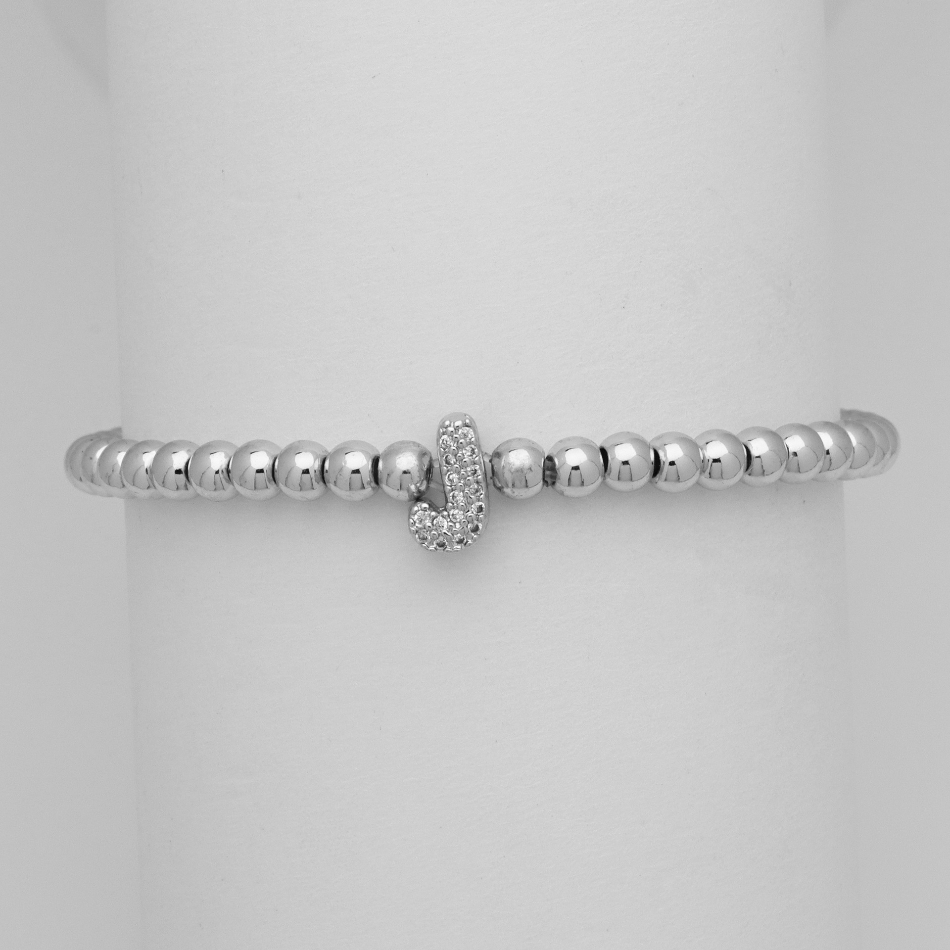 Wholesale Jewelry Simple Style Letter Copper Zircon Bracelets 3