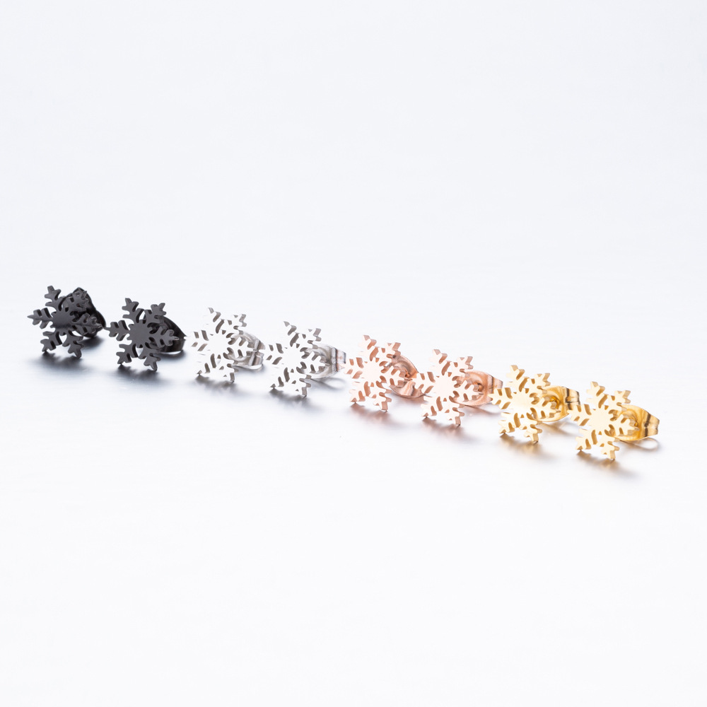 Waterproof Non Tarnish Animal Stud Earrings For Women, 18K Gold PVD Coated 304 Stainless Steel
