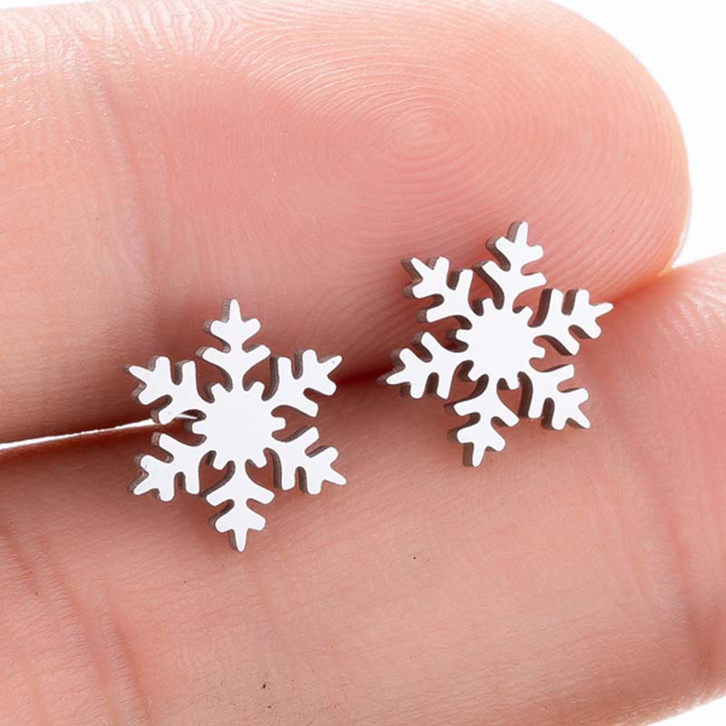 Waterproof Non Tarnish Animal Stud Earrings For Women, 18K Gold PVD Coated 304 Stainless Steel 2