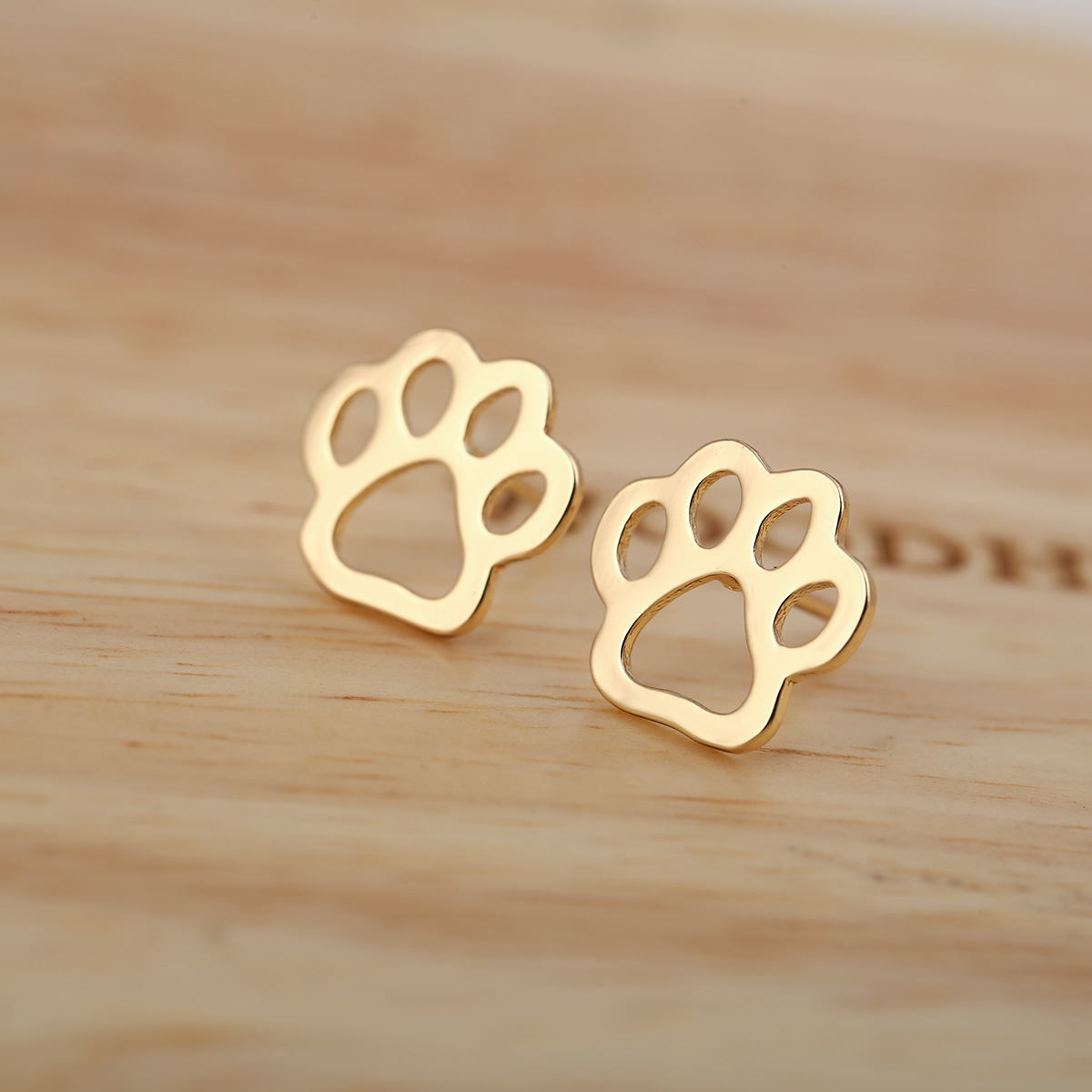 Animal Zodiac Waterproof Non Tarnish Earrings For Women, 304 Stainless Steel With 18K Gold PVD Coated Stud Earrings