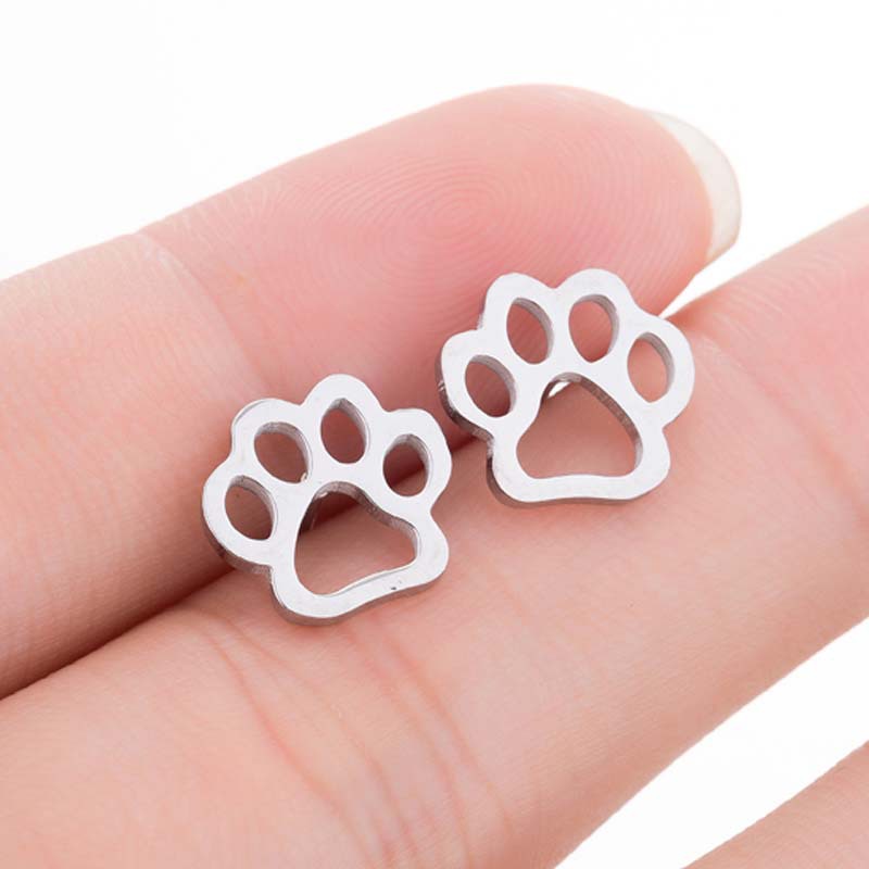Animal Zodiac Waterproof Non Tarnish Earrings For Women, 304 Stainless Steel With 18K Gold PVD Coated Stud Earrings 3