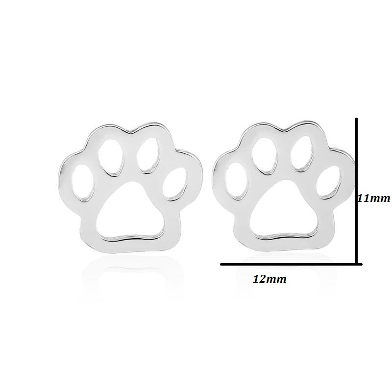 Animal Zodiac Waterproof Non Tarnish Earrings For Women, 304 Stainless Steel With 18K Gold PVD Coated Stud Earrings 4