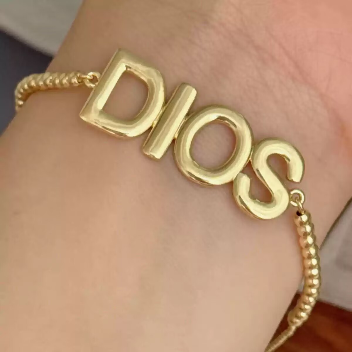 Electroplated Copper Bracelet For Women With 18K Real Gold Plated PVD Coated Finish And Zircon Inlay, Featuring Slider Chain 2
