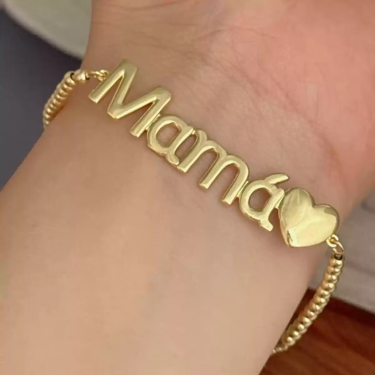 Electroplated Copper Bracelet For Women With 18K Real Gold Plated PVD Coated Finish And Zircon Inlay, Featuring Slider Chain 3