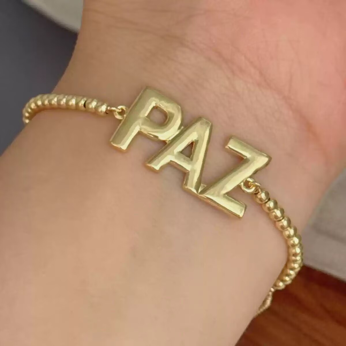Electroplated Copper Bracelet For Women With 18K Real Gold Plated PVD Coated Finish And Zircon Inlay, Featuring Slider Chain 4