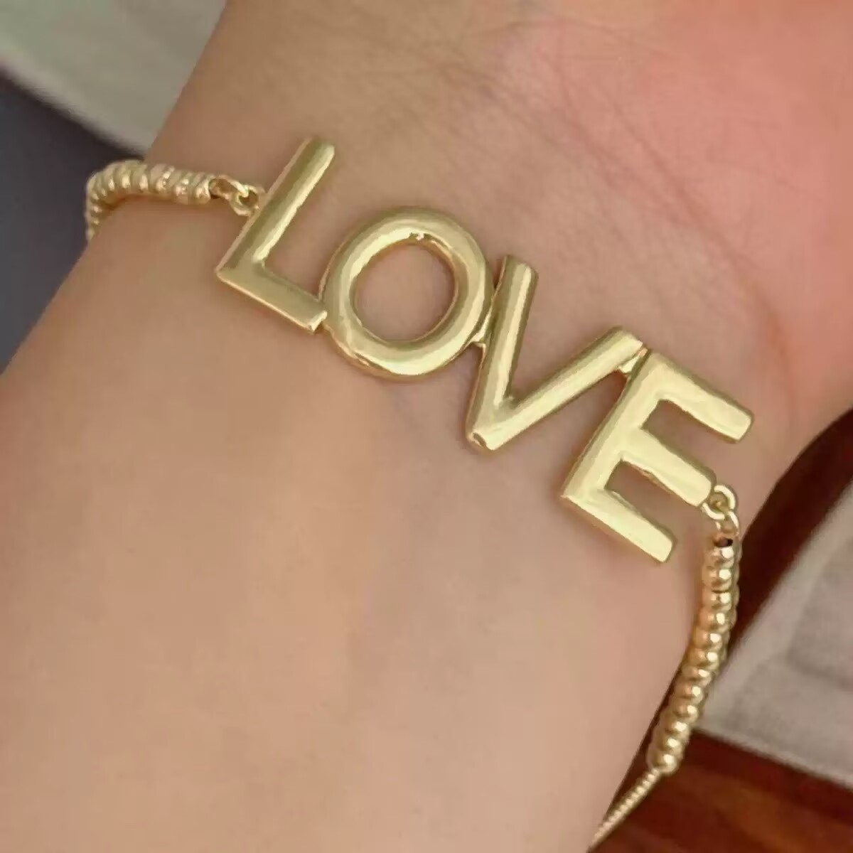 Electroplated Copper Bracelet For Women With 18K Real Gold Plated PVD Coated Finish And Zircon Inlay, Featuring Slider Chain 9