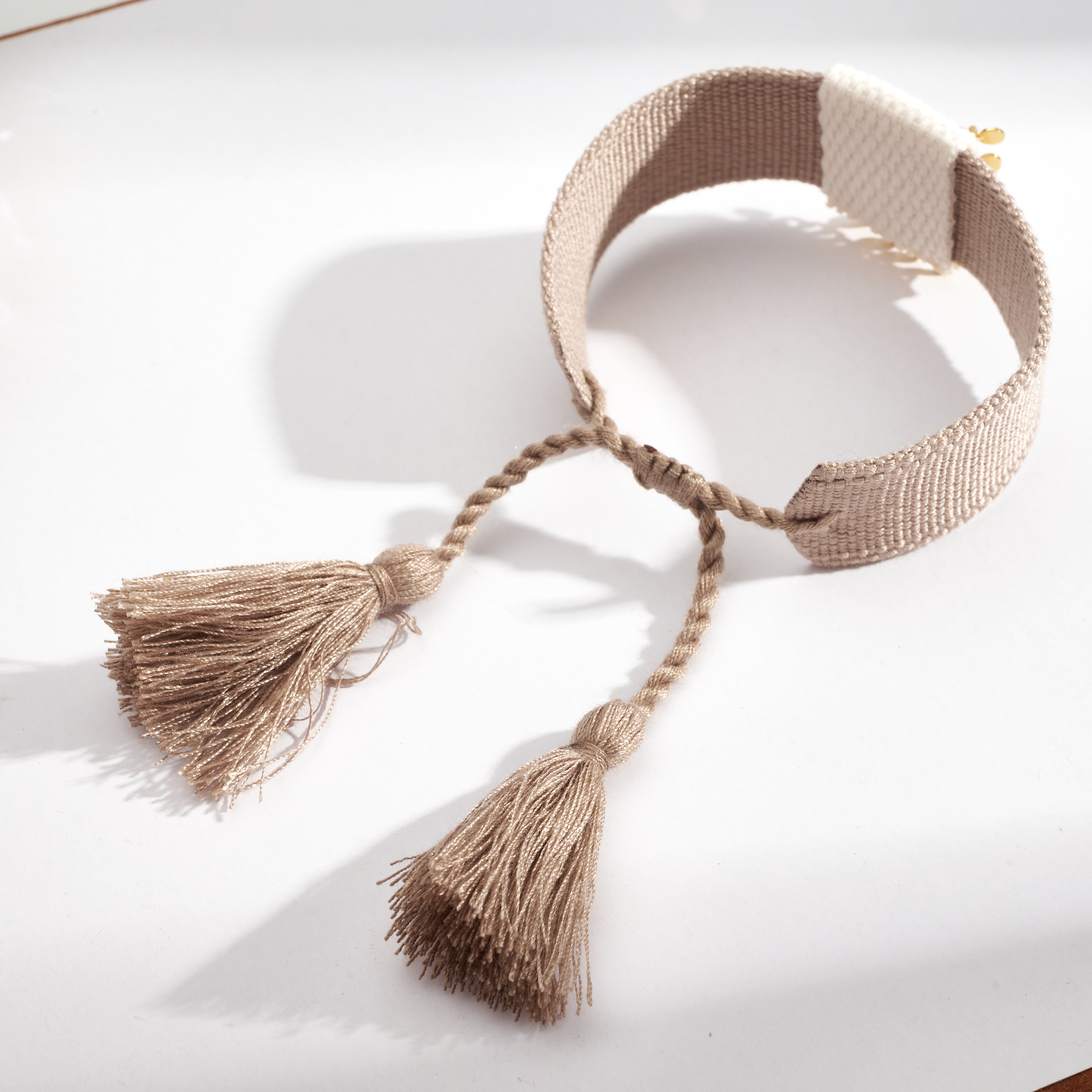 Women’s Electroplated Cross Drawstring Bracelet In Long-Lasting Golden Plated Copper With Cord String 4