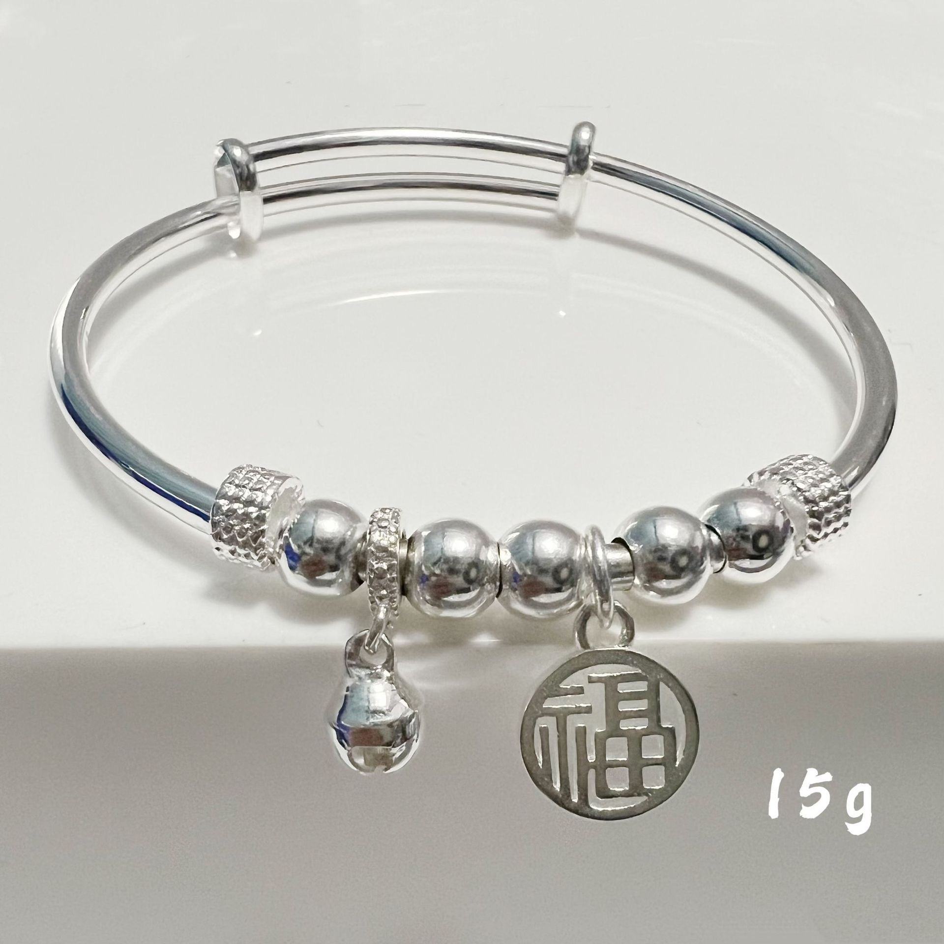Women’s Simple Style Copper Bangle With Electroplated Gold Plating Featuring Stretch Adjustable Clasp 3