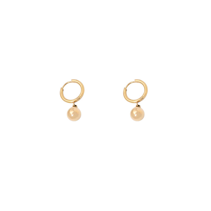 Stud Earrings For Women With Titanium Steel Posts, Copper Base, And Real Gold Electroplated Finish 4